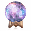 Nočná lampa do detskej izby - Lampa lampa 3d 15 cm mesačná galaxia (Lampa lampa 3d 15 cm mesačná galaxia)