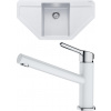 Set Franke G201 (dřez MRG 612 E Bílá-led + baterie FC 3054.094 ORBIT Chrom/Bílá-led) 114.0650.666