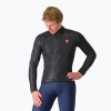 Pánska cyklistická bunda Castelli Squall Shell light black/silver grey