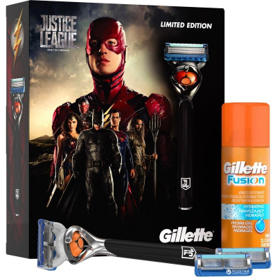 GILLETTE Fusion Proglide Flexball JUSTICE LEAGUE Flash kazeta 1 kus