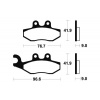 Brembo (Itálie) Predné brzdové doštičky Brembo 07056 - Vespa GTV, 125ccm - 08>
