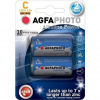 AgfaPhoto Power alkalická batéria 1.5V, LR14/C, blister 2ks AP-LR14-2B