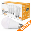 SADA 10x LED žiarovka E27 A60 15W 1200lm 3000K - teplá biela