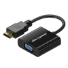 AlzaPower HDMI (M) to VGA (F) 0,18 m lesklý čierny APW-ADHDVG01B
