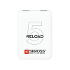SKROSS powerbank Reload 5, 5000mAh, 2x 2A výstup, microUSB kabel, biely DN55