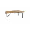 Balkonový, terasový stôl - Tabuľka Obi, obdĺžnikový bambus 100 x 55 x 40 cm (Tabuľka Obi, obdĺžnikový bambus 100 x 55 x 40 cm)