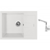 Set Sinks AMANDA 650 Milk + batéria Sinks MIX 350 P chróm