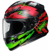Prilba na motorku SHOEI NXR Variable black/green/red - XXS(51/52)