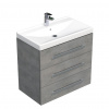 Swiss aqua technologies Koupelnová skříňka s umyvadlem SAT Cube Way 80x76,5x46 cm beton mat CUBE46803BEVER