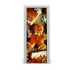 Samolepiace fototapety na dvere perník 75x205