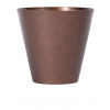 Prosperplast Kvetináč TUBUS Corten 400x373 mm, medený vzhľad