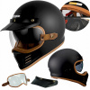 Hybridný NeoRetro Horn motocyklová prilba naked, cafe racer pod interkom M