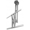 Neomounts PLASMA-C100 / Flat Screen Ceiling Mount (Height: 67-107 cm) / Silver