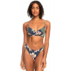 Roxy Into The Sun Wrap Bra Set BSP6/Mood Indigo Tropical Depht XS