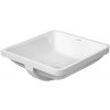 Duravit Starck 3 umývadlo 43x43 cm štvorec podpultové umývadlo biela 0305430000