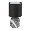 Stolná lampa Rabalux 74066 Nalisa E14 1x40W čierna,mramorový efekt