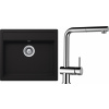 Set Schock S21-11 (dřez Nemo N-100 Onyx + baterie Epos.120 Chrom)