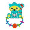 BABY MIX Detská hrkálka so zvukom Baby Mix Mýval