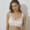 Bavlnená spevňujúca podprsenka, bez kostíc slonová kosť 100 Blancheporte