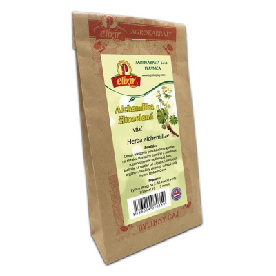Agrokarpaty ALCHEMILKA ŽLTOZELENÁ vňať bylinný čaj 50 g