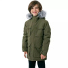 4F JUNIOR-BOYS JACKET JKUM001-43S-KHAKI Zelená 158