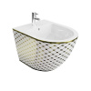 Lavita SOFI CHECKED GOLD závesný bidet 36,5 x 49 x 32,5 cm 5900378334026