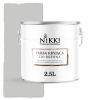 KRYCÍ FARBA NA DREVO NA DVERE RENOVÁCIA SIVÁ MLIEČNA RAL7047 POLOMATNÁ 2,5L