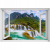 Samolepiaca samolepka na okno Waterfall Ban Gioc 90x60 (Samolepiaca samolepka na okno Waterfall Ban Gioc 90x60)