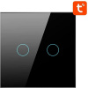 AVATTO ZTS02-EU Zigbee switch, čierny (2-gang)
