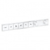 Hansgrohe RainSelect - Batéria pod omietku na 5 spotrebičov, matná biela 15384700