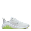 Nike Bella 7 Workout Shoes Womens White/Mtl Silv 6 (40)