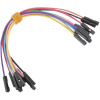 MikroElektronika MIKROE-511 jumper káble Raspberry Pi®, Banana Pi, Arduino [10x zásuvka drôtového mostíka - 10x zásuvka drôtového mostíka] 15.00 cm farebná; MIKROE-511