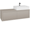 Dreja Umývadlová skriňa STORM SZZ2 120 (umývadlo Kube) - N07 Stone / N07 Stone / Pravé