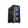 Cooler Master case MasterBox TD500 Mesh V2, ATX, Průhledná bočnice, 3x 120mm ARGB Fan, Černá (TD500V2-KGNN-S00)
