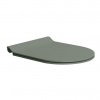 WC sedadlo GSI SLIM Soft Close, matný agáve/chróm MS86CSN04