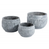 Okrúhly Betónový Kvetináč Grigio