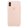 Apple silikónový kryt pre Apple iPhone XR, Pieskovo ružový