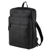 BURKELY Kožený batoh na notebook UNISEX Burkely Leonardo čierny