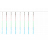 Vianočné osvetlenie ISO 11342 Cencúle 288 LED, 50 cm, 230V multicolor (18646)