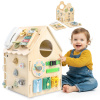 Montessori manipulačný domček 6v1 – drevená edukačná hračka