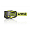 IMX Racing Dust Graphic Flo žltej / čiernej matnej okuliare s tmavým dymom + čírym sklom