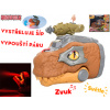 Mikro trading Dinoworld Dinosaurus hlava 17 cm chrlící páru
