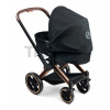 Kočík trojkombinácia pre bábiku Cybex Black 3in1 Priam Corolle skladací s multifunkčnými prednými kolesami pre 36-52 cm bábiku