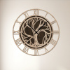 Nástenné hodiny STROM ČASU Farebný dekor: Dub Sonoma-Wenge, Farba ručičiek: Černé, Velikost hodin: 64x64