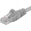 PremiumCord sputp03 patch UTP, RJ45-RJ45, level 5e, 3m, šedý
