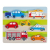 Goki puzzle na doske Dopravné prostriedky 10 ks