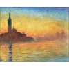 Živicová magnetka - Monet - Svitanie v Benátkach