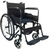 Oceľový invalidný vozík Gabi BME4611, šírka sedadla 45 cm, čierny