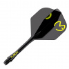Winmau Letky Fusion MvG - No2 - black & green - short