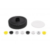 Oregon univerzálne plastové koliesko 150 mm pre kosačky s redukciou na vnútorný priemer 8,2 mm 10,2 mm 12,2 mm 12,7 mm